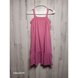 NWT Gap Girls Cami Dress Midi Ombre tiered pink  XL